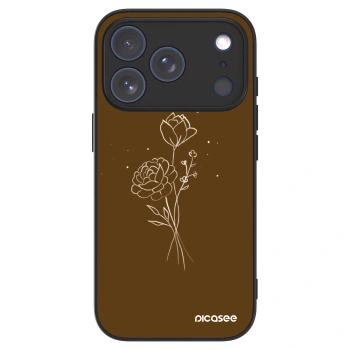 Picasee ULTIMATE CASE za Apple iPhone 17 Pro - Brown flowers
