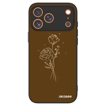 Picasee ULTIMATE CASE za Apple iPhone 17 Pro Max - Brown flowers