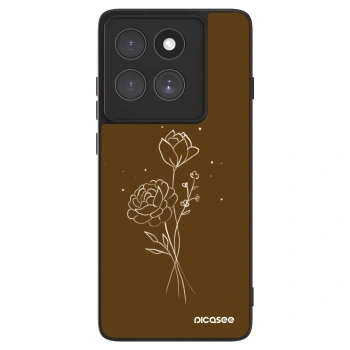 Ovitek za Motorola Edge 60 Pro - Brown flowers