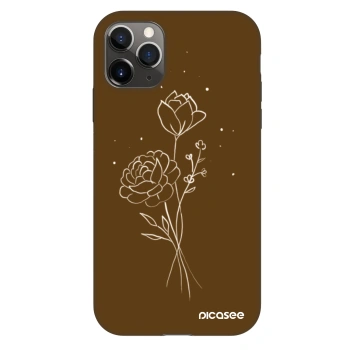 Ovitek za Apple iPhone 11 Pro - Brown flowers