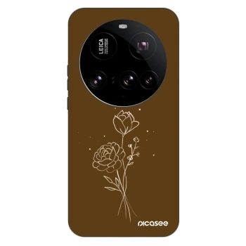 Ovitek za Xiaomi 15 Ultra - Brown flowers