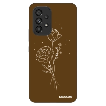 Ovitek za Samsung Galaxy A53 5G A536 - Brown flowers