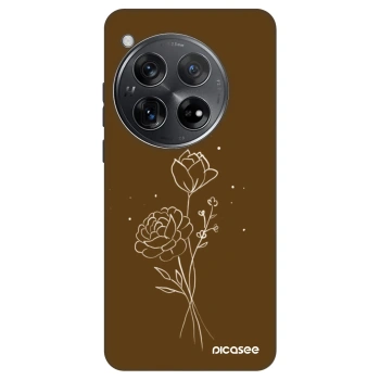 Ovitek za OnePlus 12 5G - Brown flowers