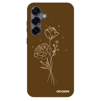 Ovitek za Samsung Galaxy S25+ 5G - Brown flowers