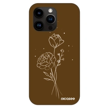 Ovitek za Apple iPhone 13 Pro - Brown flowers