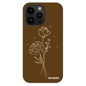 Ovitek za Apple iPhone 14 Pro Max - Brown flowers