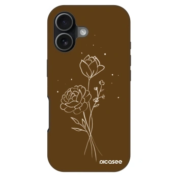 Ovitek za Apple iPhone 17 - Brown flowers