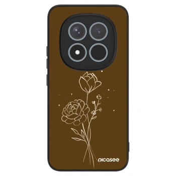 Picasee ULTIMATE CASE za Xiaomi Redmi Note 15 Pro+ - Brown flowers