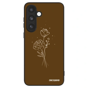Ovitek za Samsung Galaxy S25 FE 5G - Brown flowers