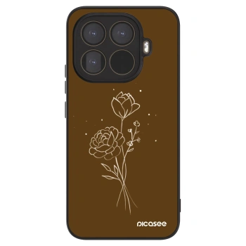 Ovitek za Xiaomi 15T Pro - Brown flowers
