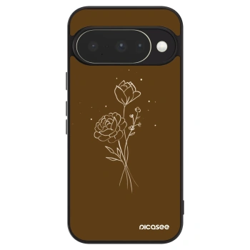 Ovitek za Google Pixel 10 - Brown flowers