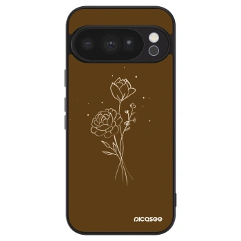 Ovitek za Google Pixel 10 Pro - Brown flowers
