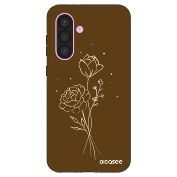 Ovitek za Samsung Galaxy A56 5G A566B - Brown flowers