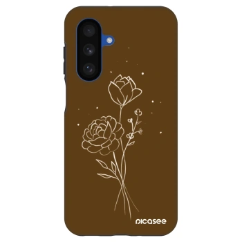 Ovitek za Samsung Galaxy A17 5G - Brown flowers