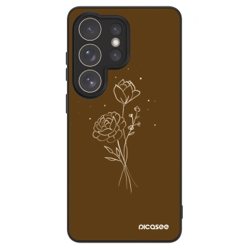 Ovitek za Samsung Galaxy S26 Ultra - Brown flowers