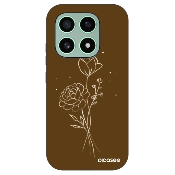 Ovitek za Xiaomi 17 - Brown flowers