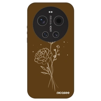 Ovitek za Xiaomi 17 Ultra - Brown flowers