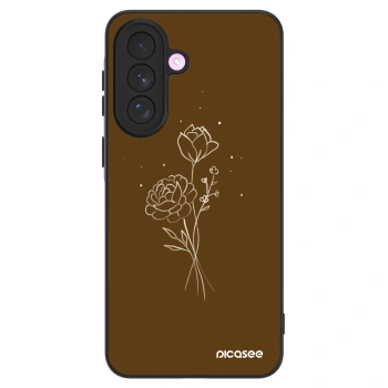 Ovitek za Samsung Galaxy A57 5G - Brown flowers