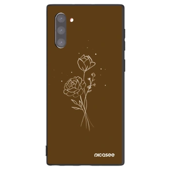 Ovitek za Samsung Galaxy Note 10 N970F - Brown flowers