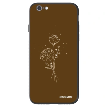 Ovitek za Apple iPhone 6/6S - Brown flowers