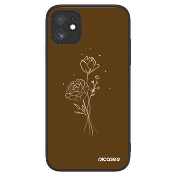 Picasee ULTIMATE CASE za Apple iPhone 11 - Brown flowers