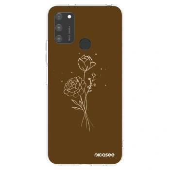 Ovitek za Honor 9A - Brown flowers