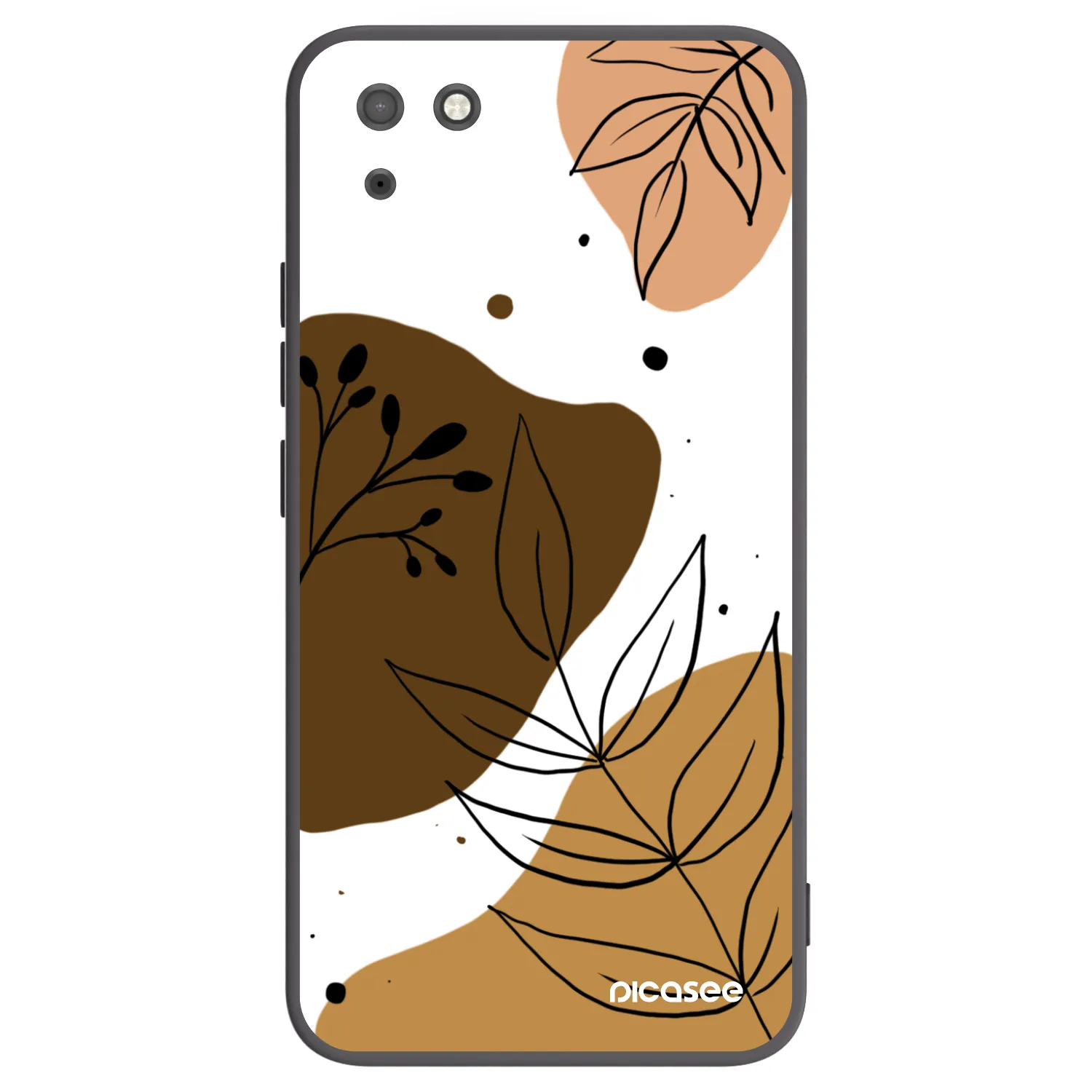 Picasee silikonski črni ovitek za Huawei Y5P - Boho style