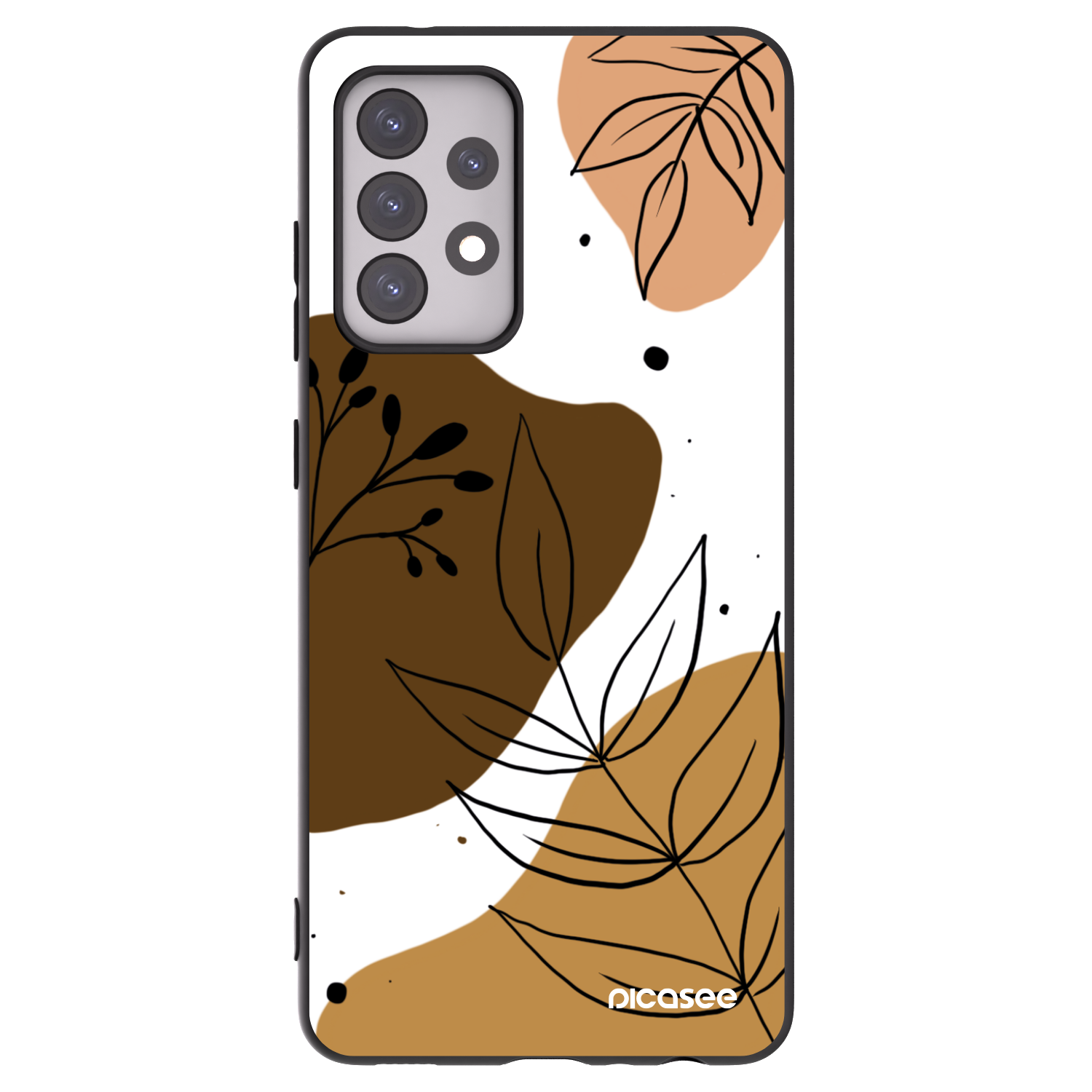 Picasee silikonski črni ovitek za Samsung Galaxy A52 5G A525F - Boho style