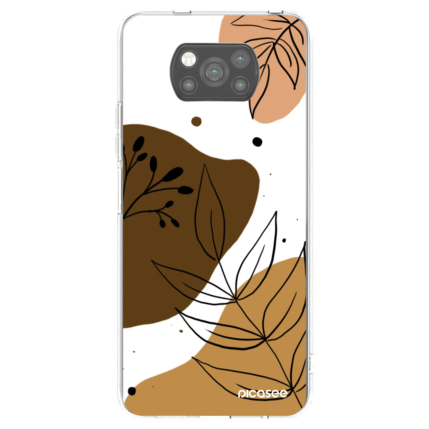 Picasee silikonski črni ovitek za Xiaomi Poco X3 Pro - Boho style
