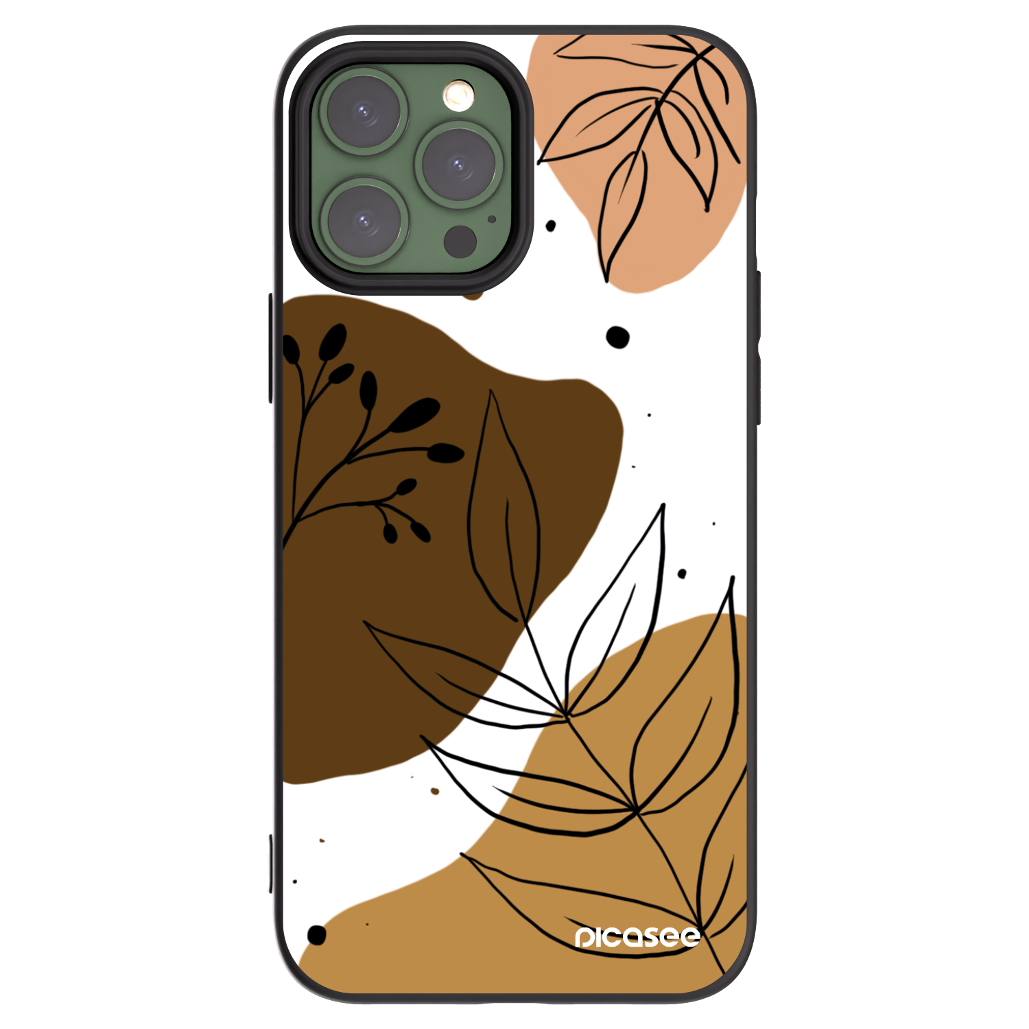 Picasee silikonski črni ovitek za Apple iPhone 13 Pro Max - Boho style