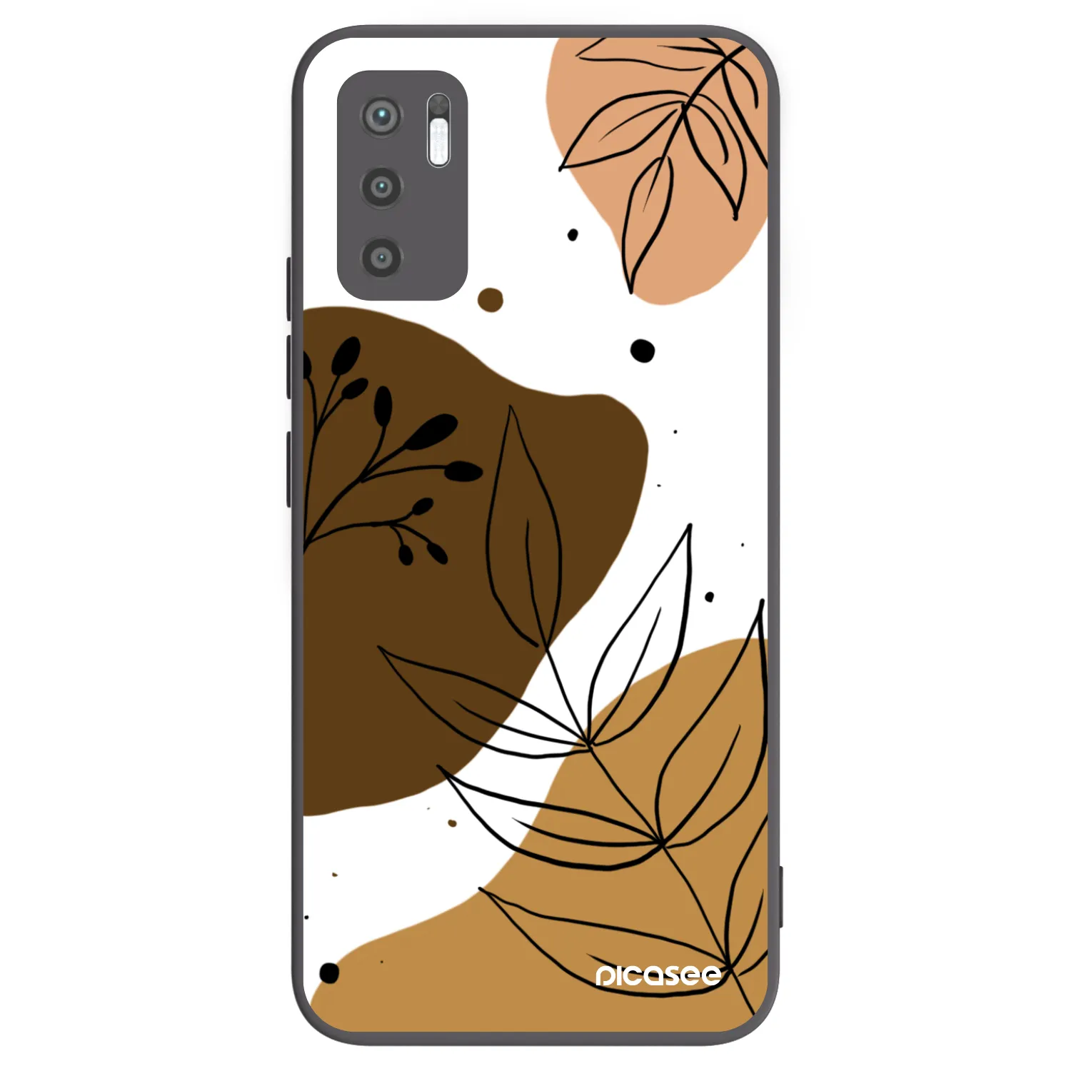 Picasee silikonski črni ovitek za Xiaomi Redmi Note 10 5G - Boho style
