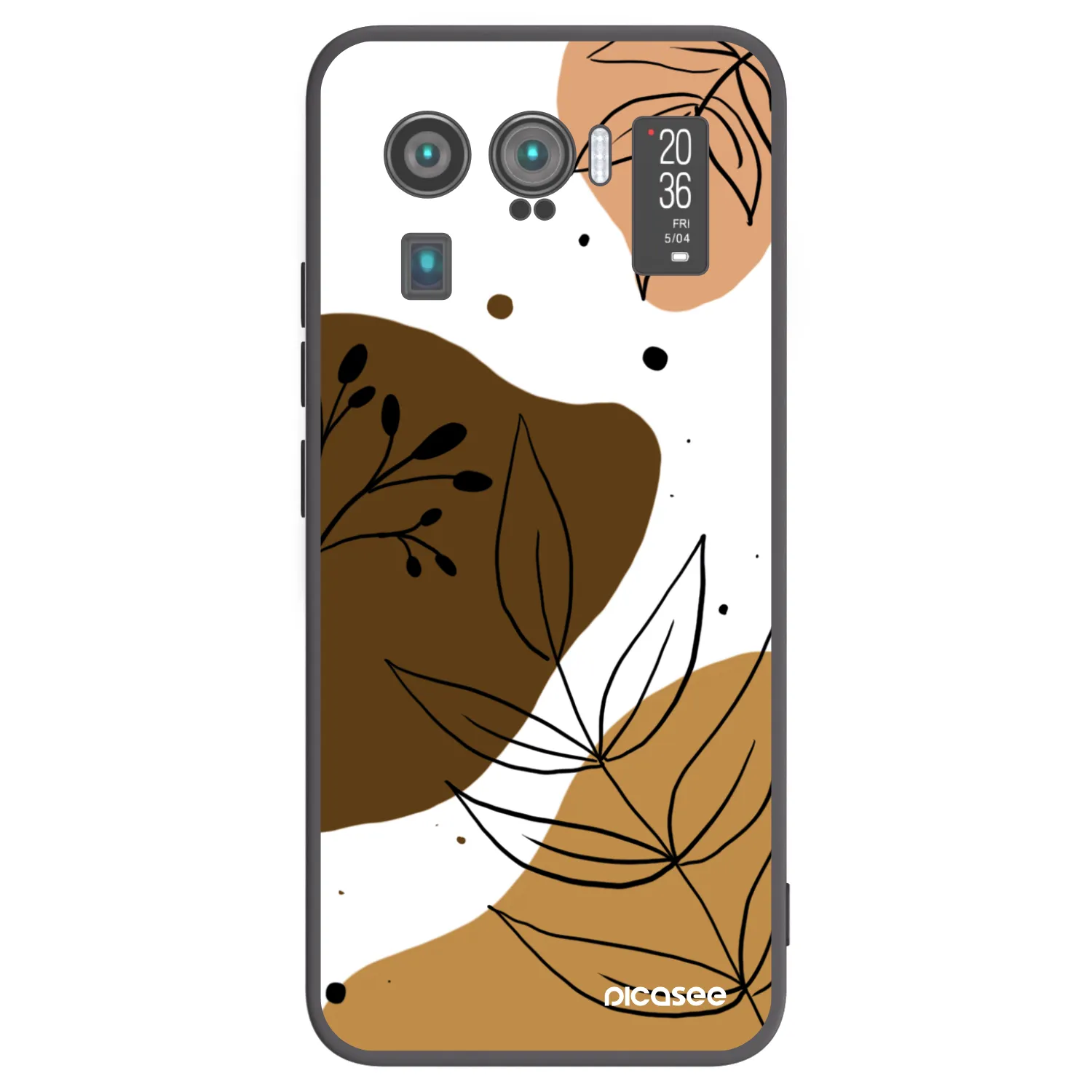 Picasee silikonski črni ovitek za Xiaomi Mi 11 Ultra - Boho style