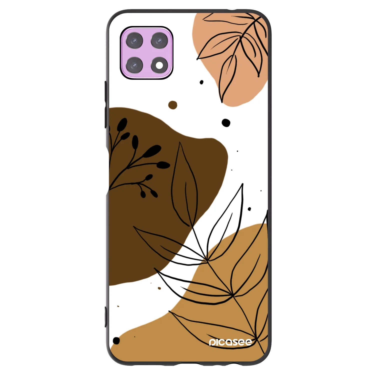 Picasee silikonski črni ovitek za Samsung Galaxy A22 A226B 5G - Boho style