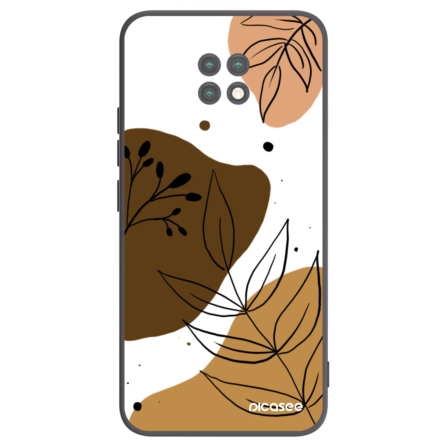 Picasee silikonski črni ovitek za Xiaomi Redmi Note 9T - Boho style