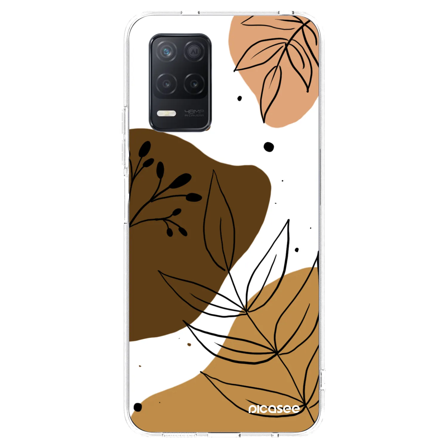 Picasee silikonski prozorni ovitek za Realme 8 5G - Boho style
