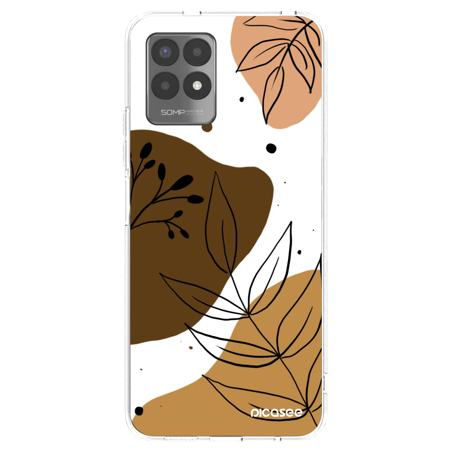 Picasee silikonski prozorni ovitek za Realme 8i - Boho style