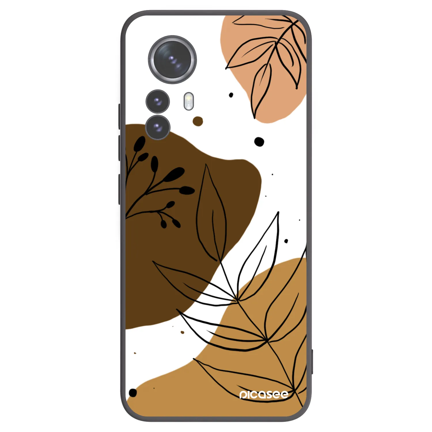 Picasee silikonski črni ovitek za Xiaomi 12 Pro - Boho style