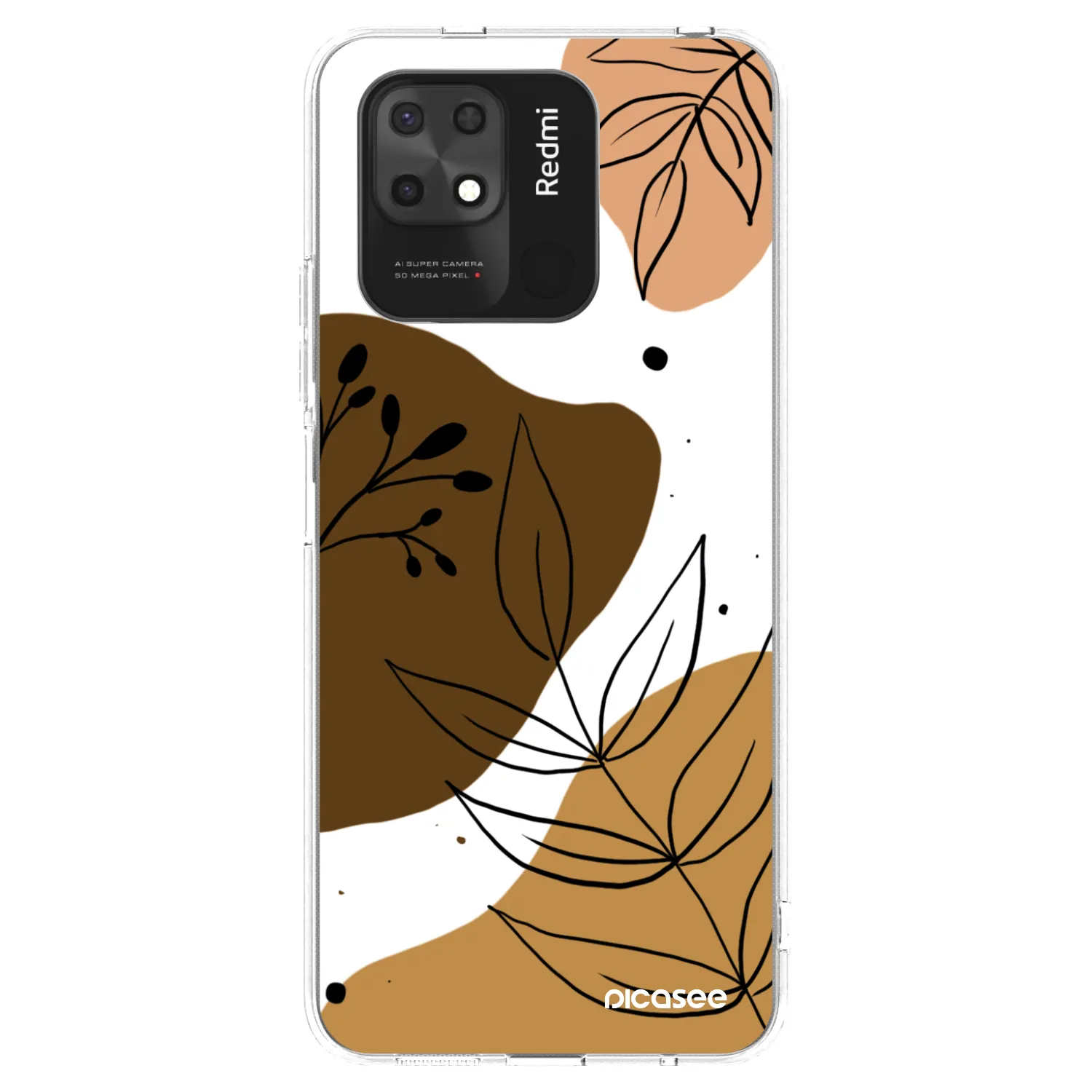 Picasee silikonski prozorni ovitek za Xiaomi Redmi 10C - Boho style