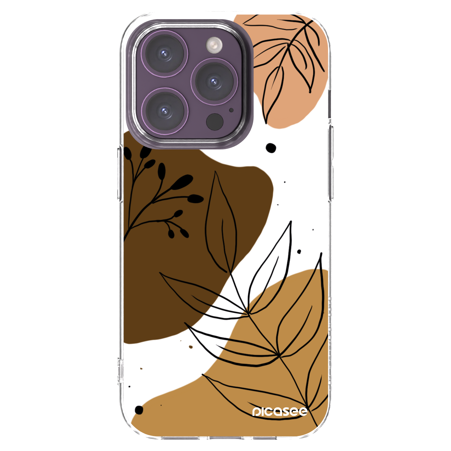 Picasee silikonski prozorni ovitek za Apple iPhone 14 Pro - Boho style
