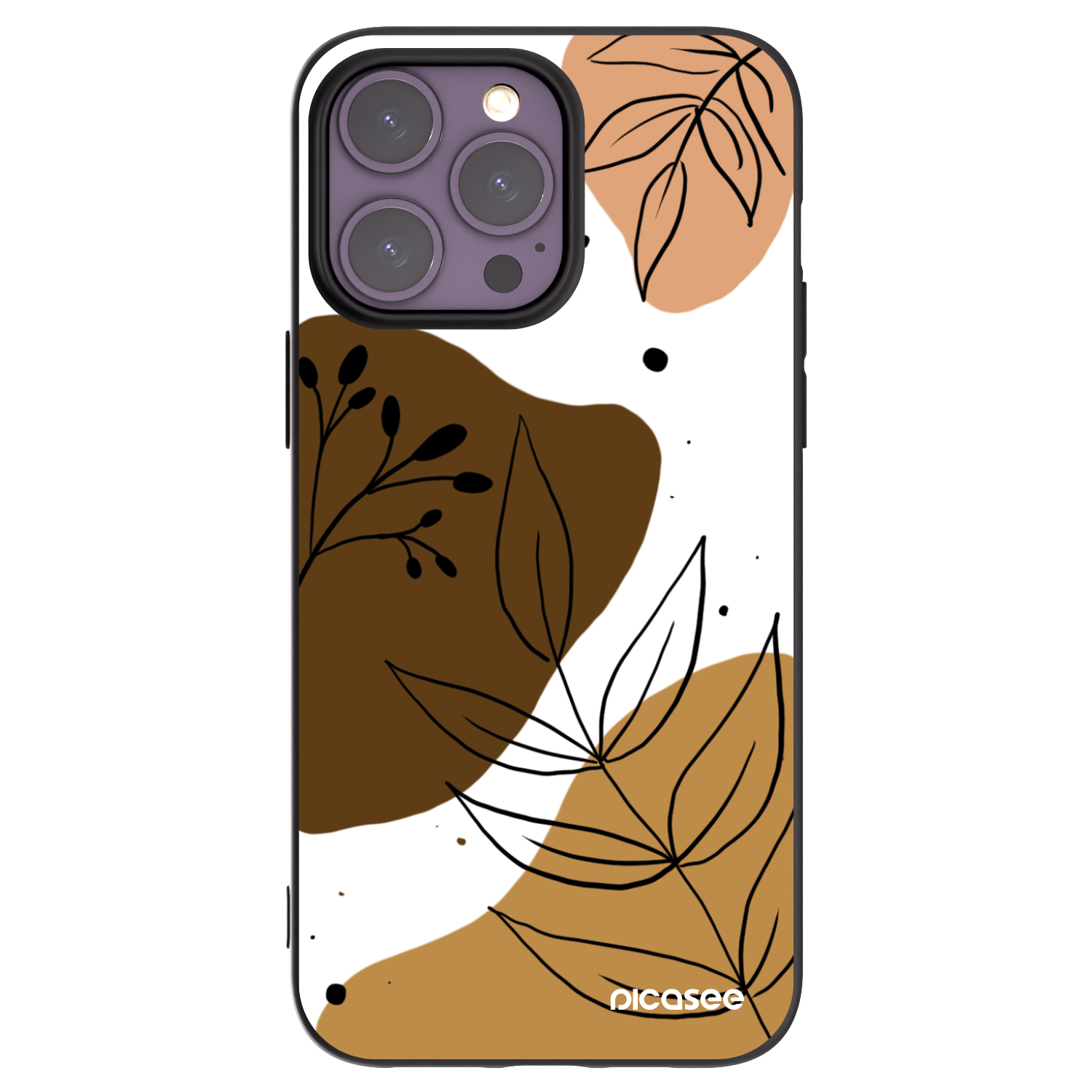Picasee silikonski črni ovitek za Apple iPhone 14 Pro Max - Boho style
