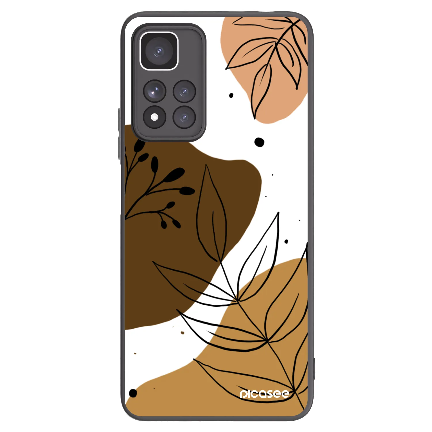 Picasee silikonski črni ovitek za Xiaomi Redmi Note 11 Pro+ 5G - Boho style