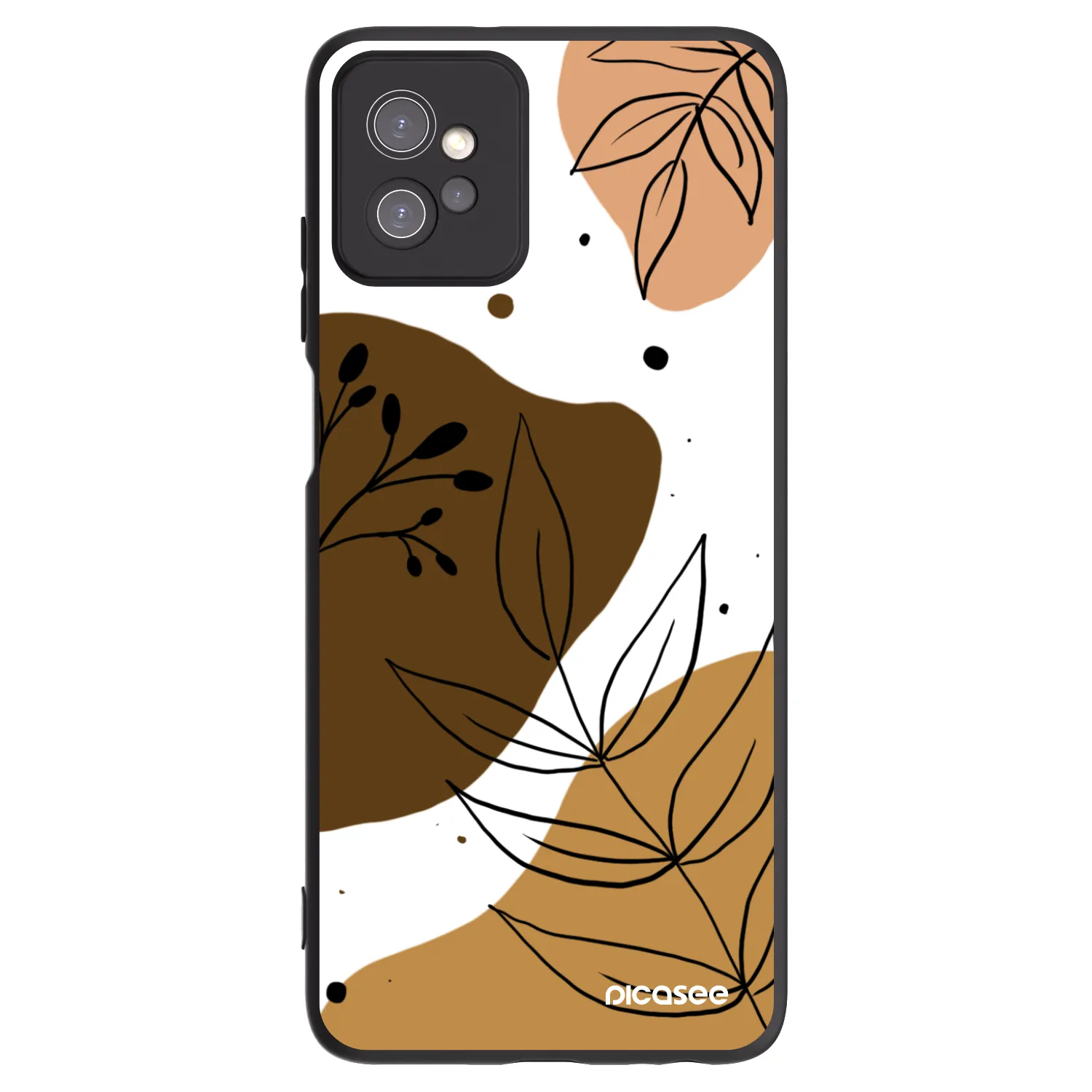 Picasee silikonski črni ovitek za Motorola Moto G32 - Boho style