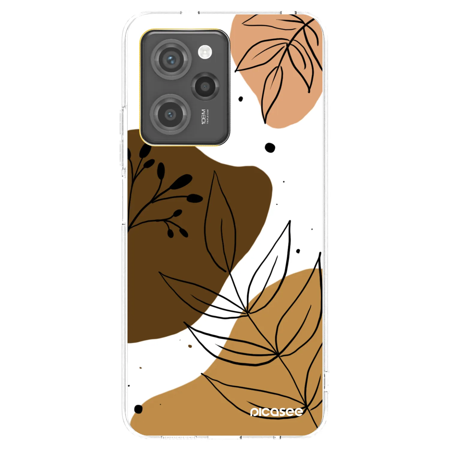 Picasee silikonski črni ovitek za Xiaomi Poco X5 Pro - Boho style