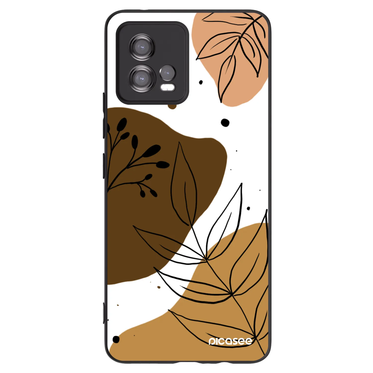 Picasee silikonski črni ovitek za Motorola Moto G72 - Boho style