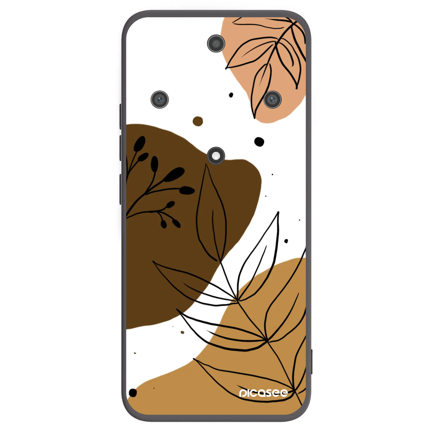 Picasee silikonski črni ovitek za Honor Magic5 Lite 5G - Boho style
