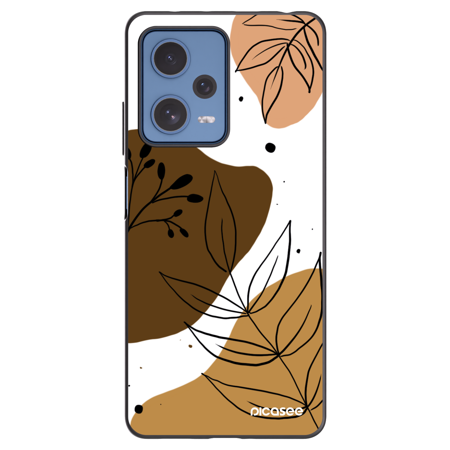 Picasee silikonski črni ovitek za Xiaomi Redmi Note 12 Pro 5G - Boho style