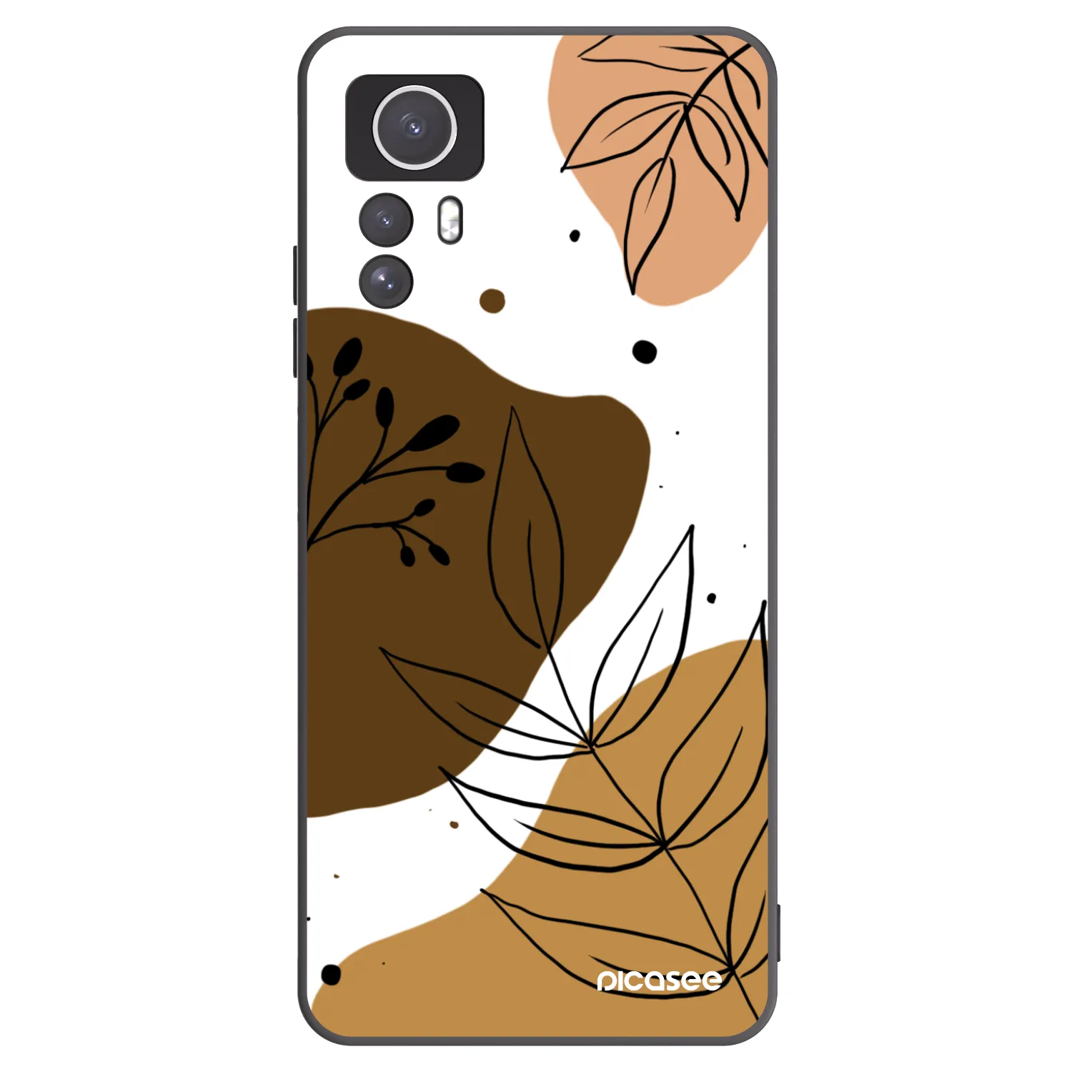 Picasee silikonski črni ovitek za Xiaomi Redmi Note 12S - Boho style