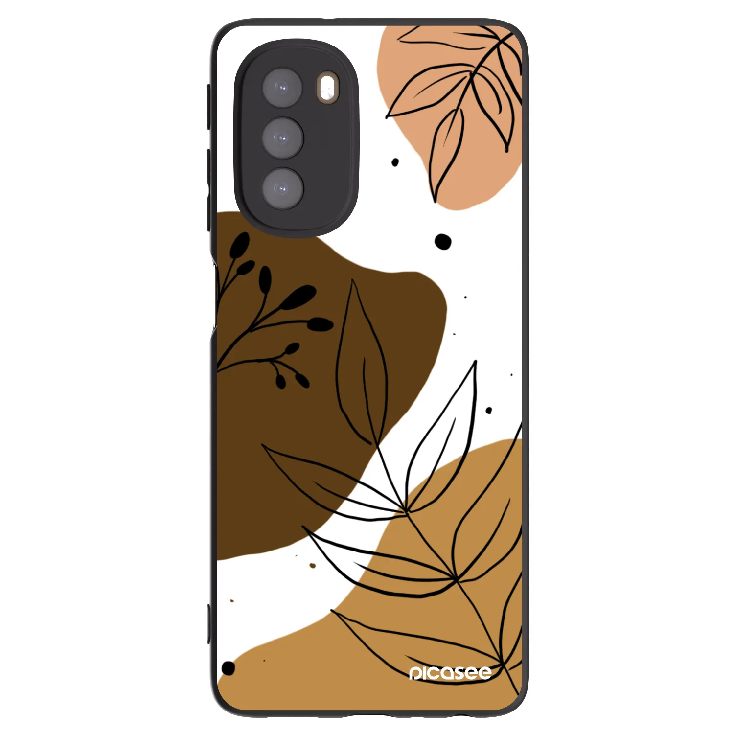 Picasee silikonski črni ovitek za Motorola Moto G51 - Boho style