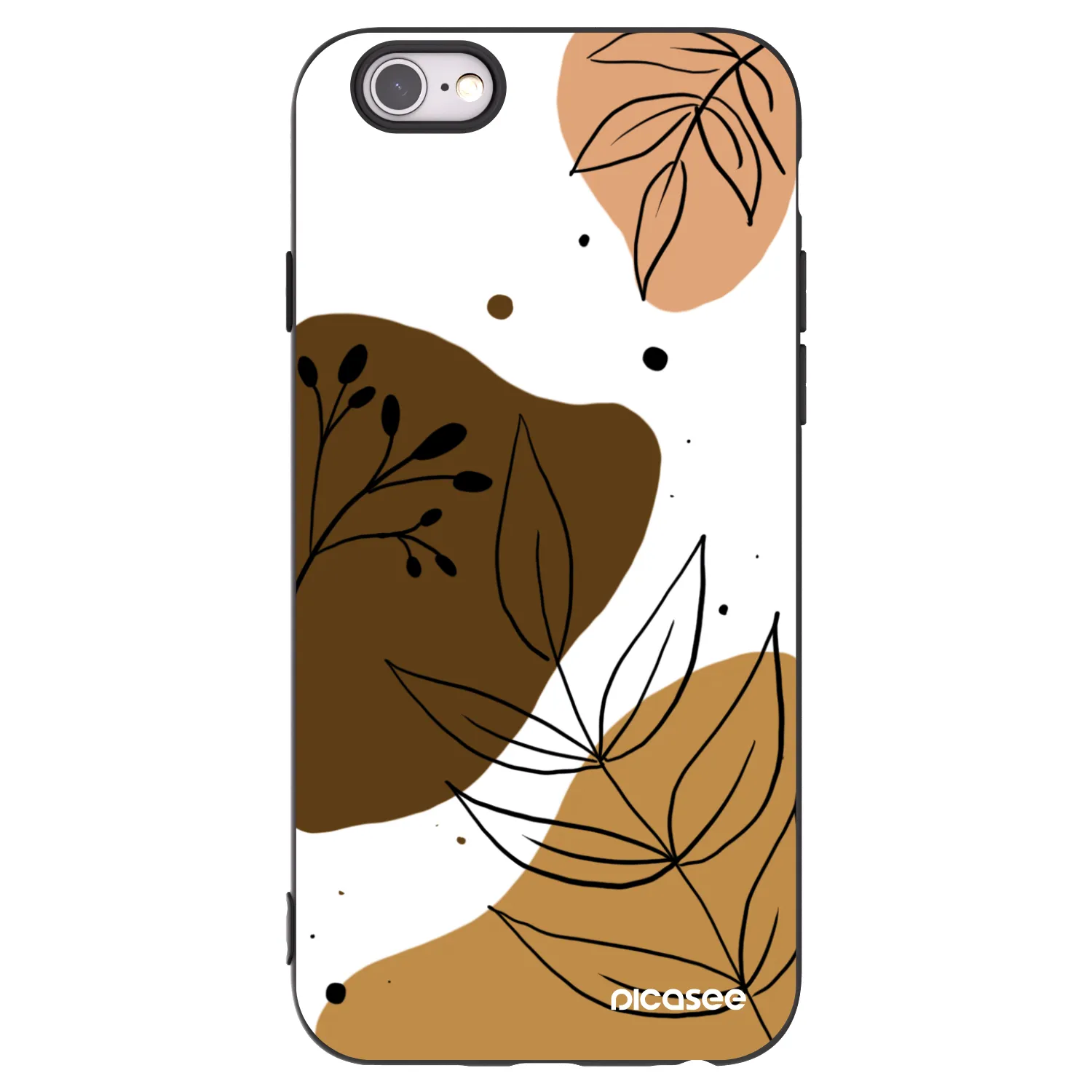 Picasee silikonski črni ovitek za Apple iPhone 6/6S - Boho style