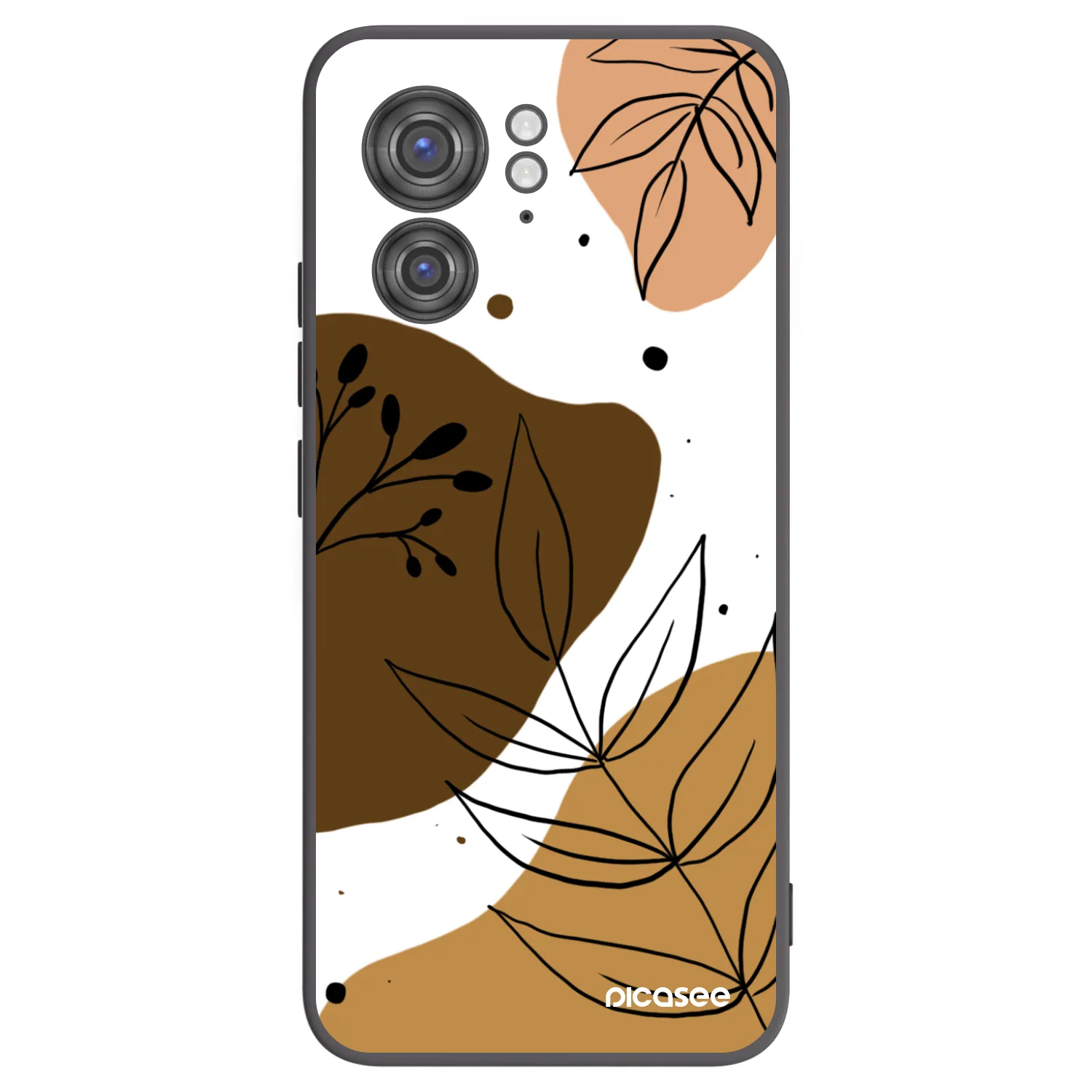 Picasee silikonski črni ovitek za Motorola Edge 40 - Boho style